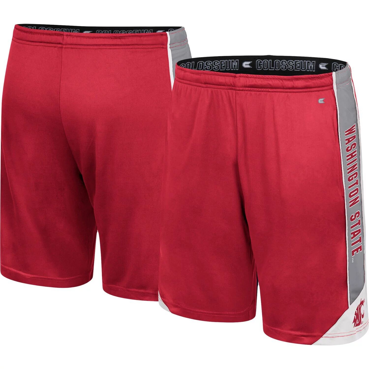 

Мужские малиновые шорты Washington State Cougars Haller Colosseum