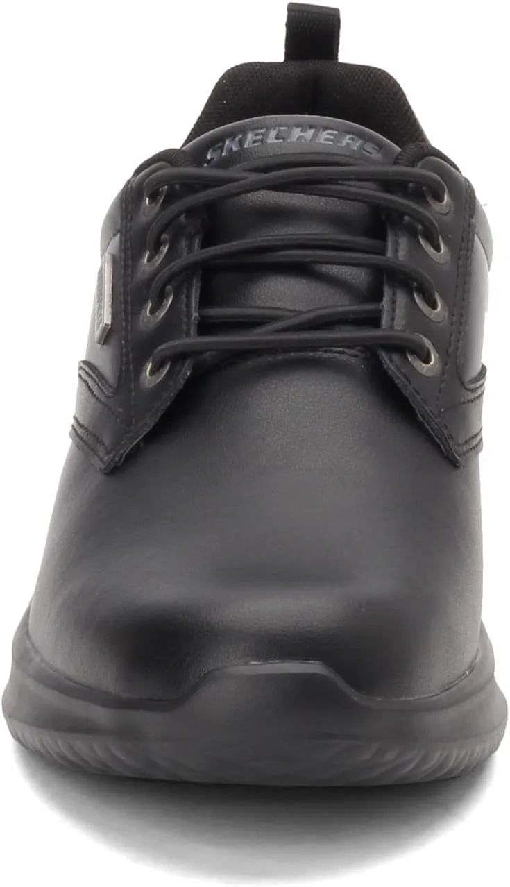 Мужские кроссовки Skechers Delson-Antigo-65693, 39,5 EU, черный/черный — фото 4
