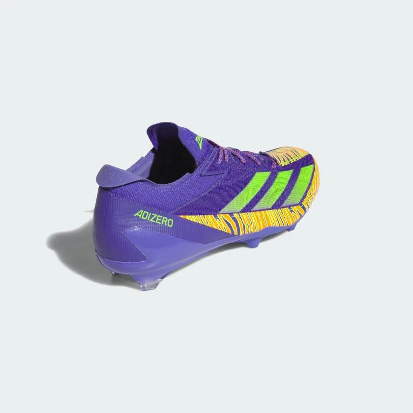 Мужские кроссовки Adidas Adizero Ghost, фиолетовый/зеленый — фото 2