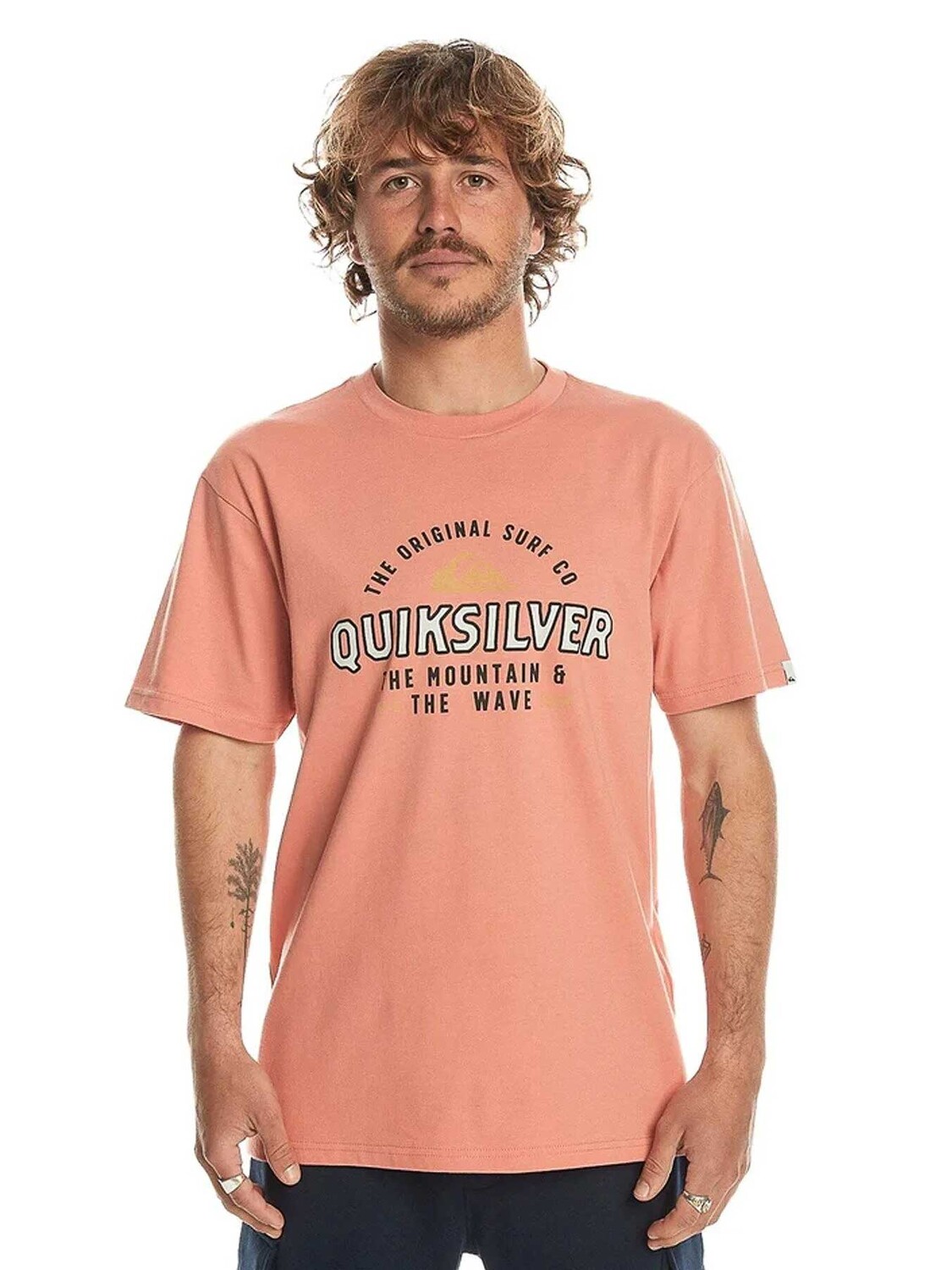 

Футболка Quiksilver FLOATING AROUND SS, розовый