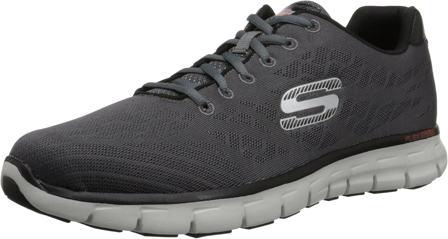 Мужские низкие кроссовки Skechers Synergy от Skechers, Grey Ccbk