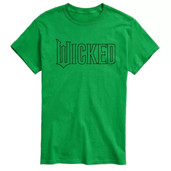 

Мужская футболка с графическим логотипом Wicked Outline Licensed Character, зеленый