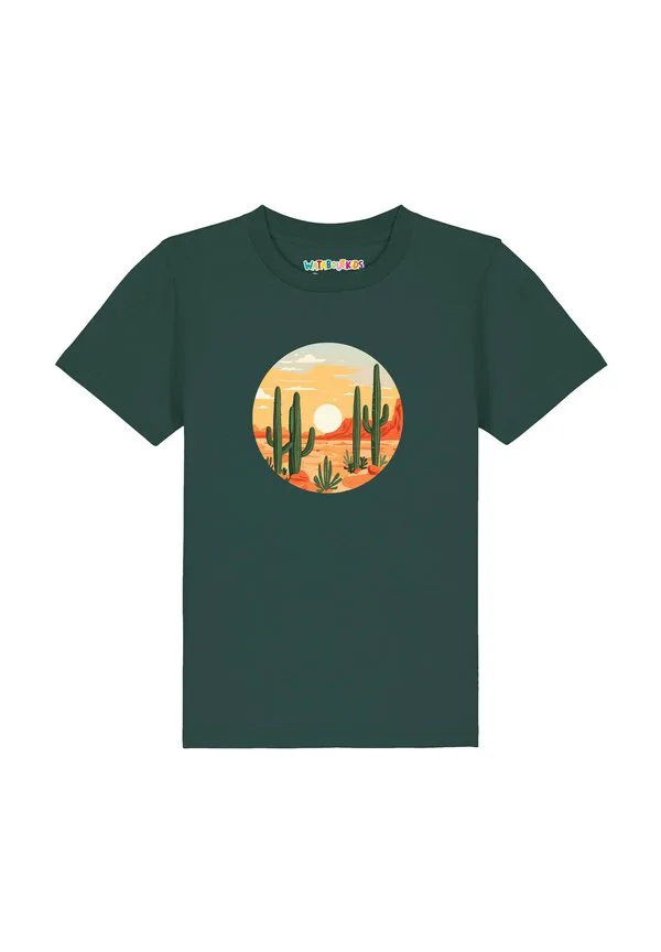 Футболка с принтом sonnenuntergang in der wüste Watapparel, Glazed Green — фото 2