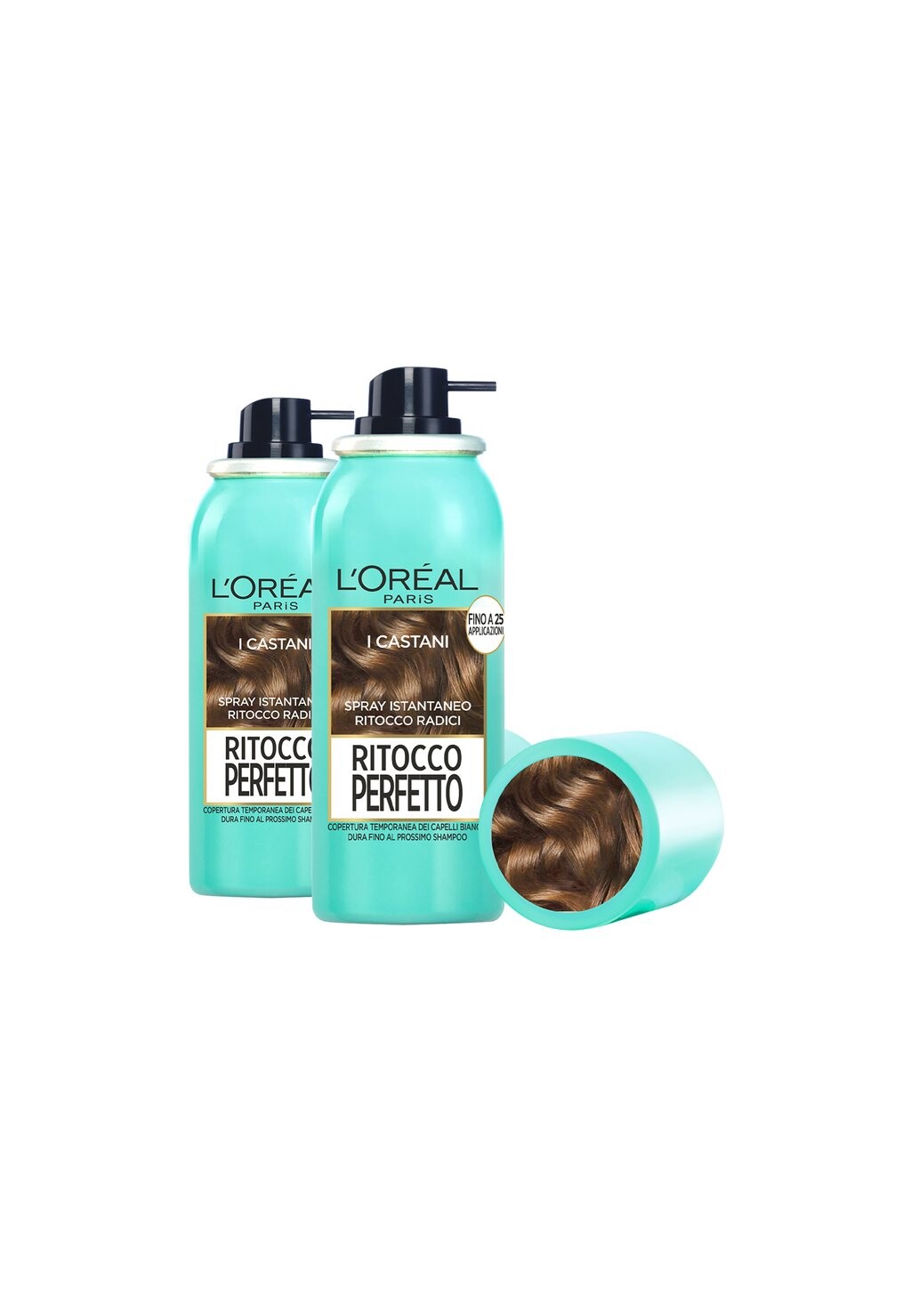 

Шампунь L'ORÉAL PARIS RITOCCO PERFETTO SPRAY ISTANTANEO CORRETTORE PER RADICI E CAPELLI BIANCHI 75 ML, 2 PACK L'Oréal Paris, коричневый