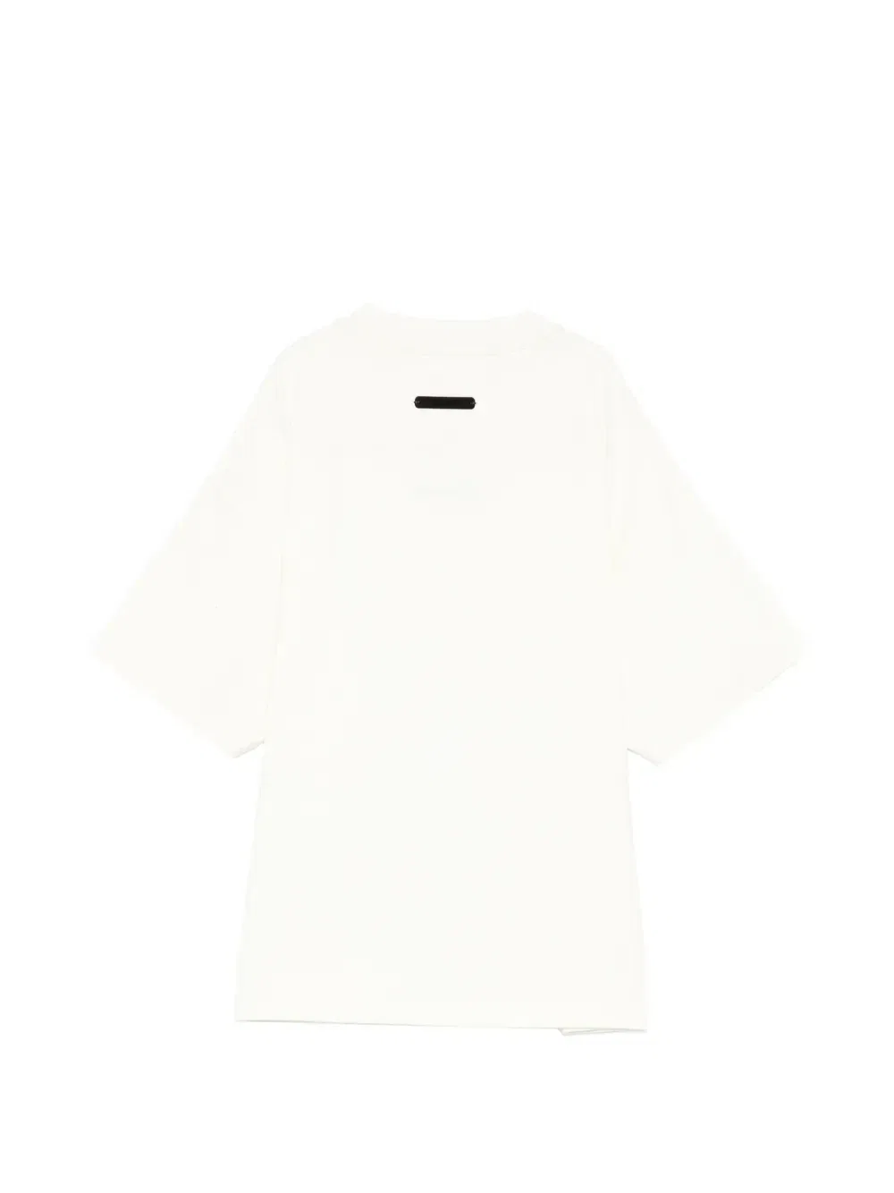 Фирменная классическая футболка с короткими рукавами Fear Of God Essentials Kids, белый — фото 2