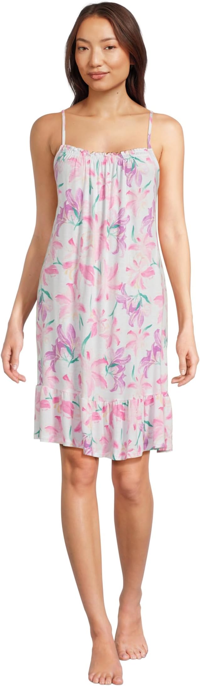 

Ночная рубашка Tommy Bahama Long Sleeveless Nightgown, цвет Pink Floral