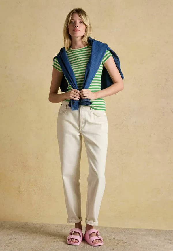 

Футболка с коротким рукавом и принтом «софи» Joules, Green Stripe, Зеленый, Футболка с коротким рукавом и принтом «софи» Joules, Green Stripe