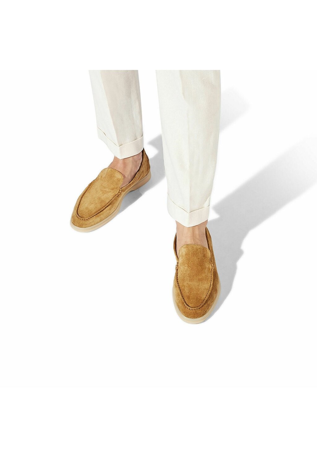 

Слипоны Ludovico Scarosso, цвет beige suede