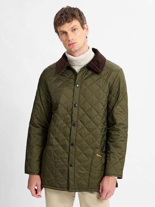 

Стеганая куртка лиддесдейл Barbour, зеленый