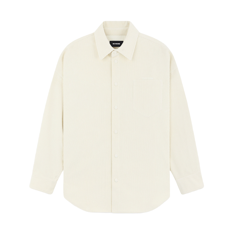 

WE11DONE Рубашка унисекс цвета слоновой кости