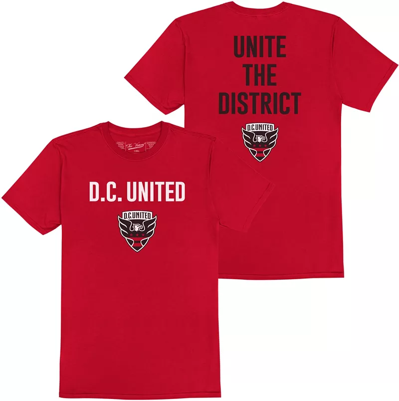 

Винтажная красная футболка с надписью Retro Youth DC United Retro Brand