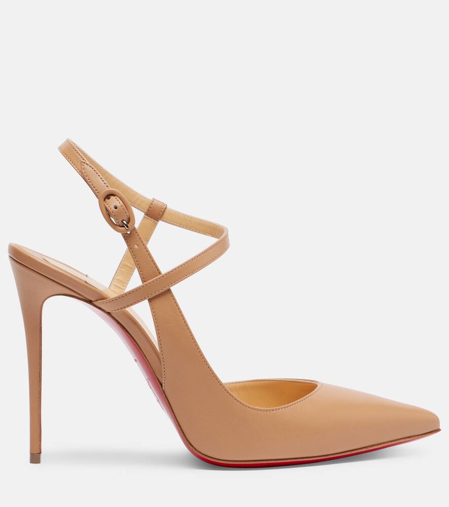 Jenlove 100 кожаные туфли d'Orsay Christian Louboutin, Blush — фото 4