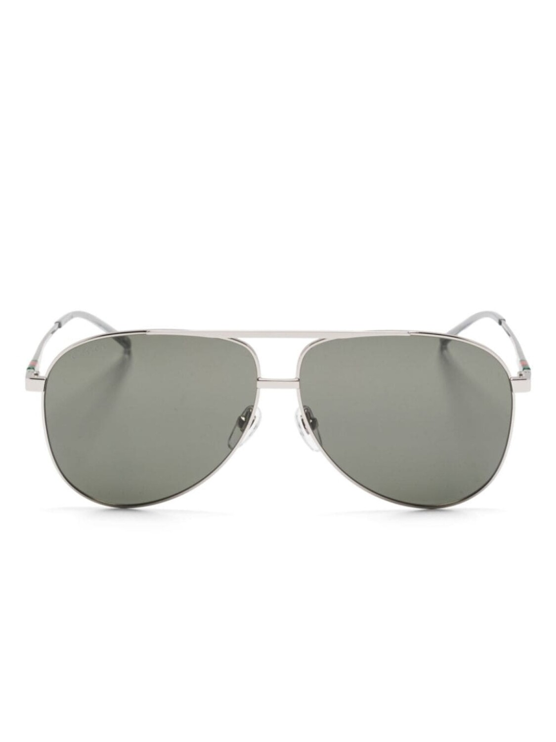 

Солнцезащитные очки-пилоты Gucci Eyewear, серебряный