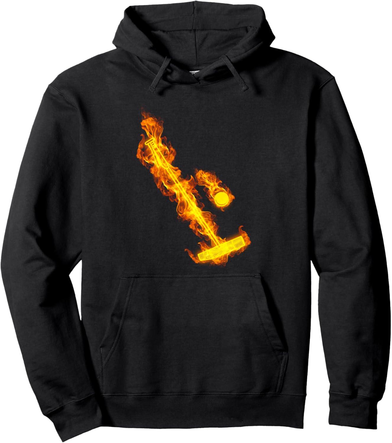 

Толстовка с капюшоном Fire Polo Bat and Ball Flame Horse Polo Player Hoodie Polo Player And Polo Coach Gifts, черный