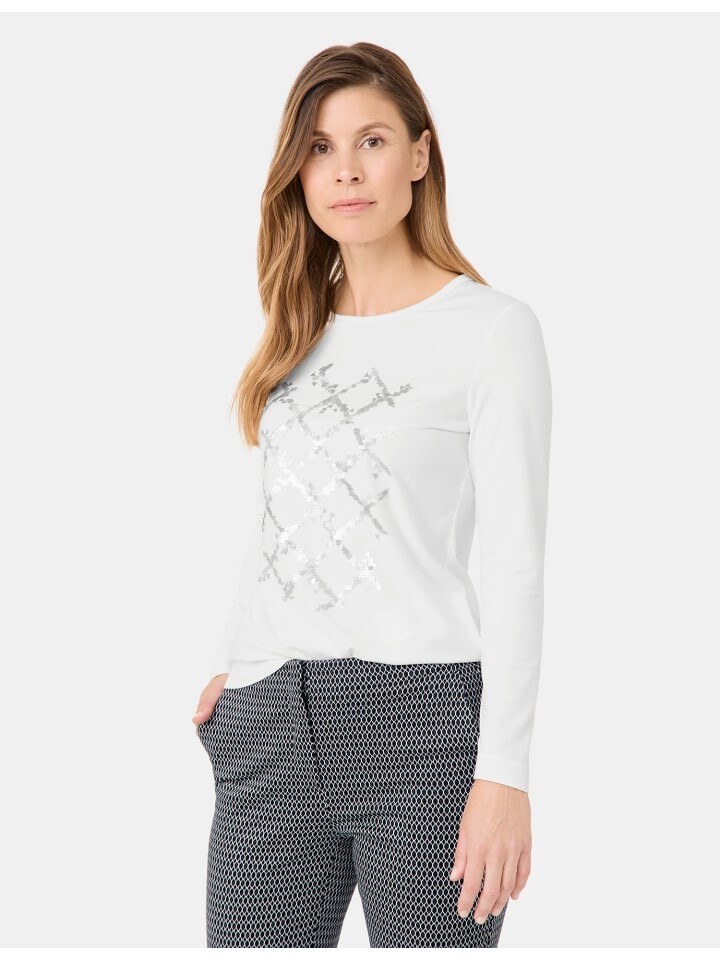 

Футболка Gerry Weber 1/1 Arm, цвет offwhite/placed sequins