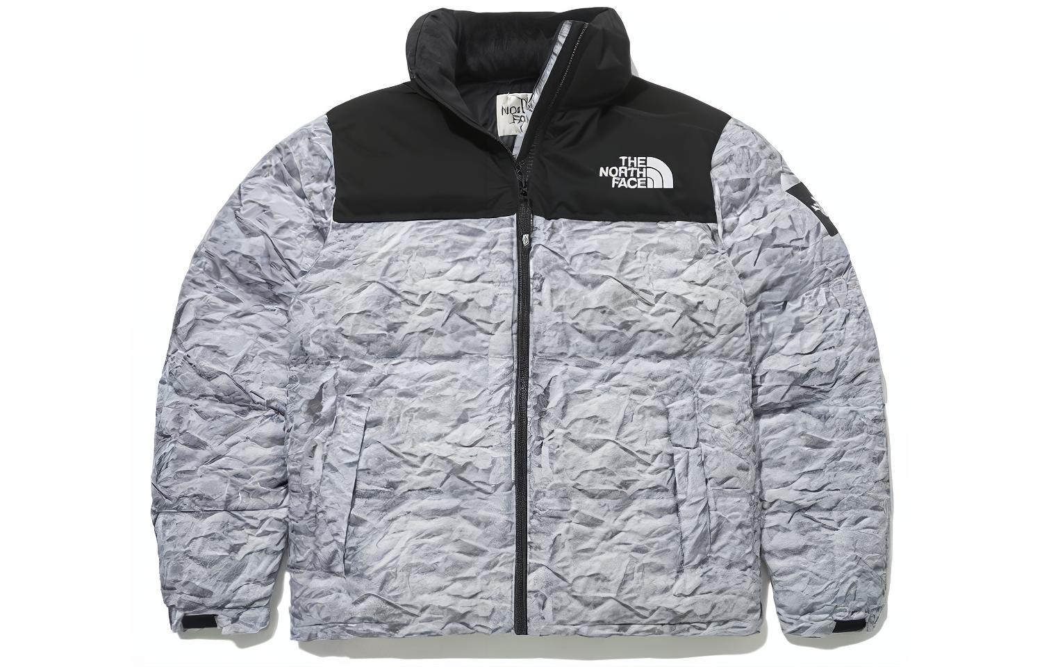 

Новинка Пуховик Nuptse Белый Унисекс Корейская версия THE NORTH FACE, Серебристый