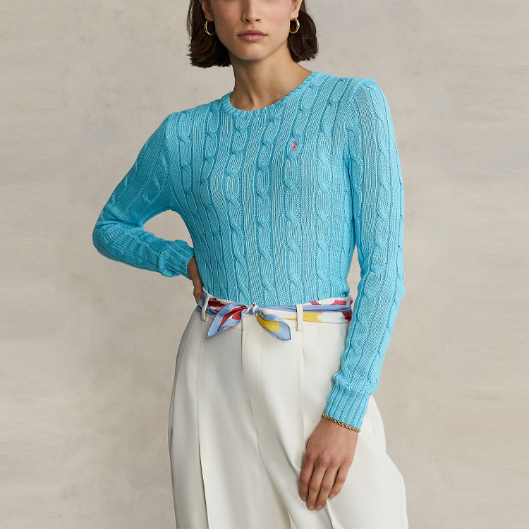 Свитер SS22 Женский Синий Polo Ralph Lauren — фото 3