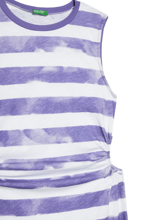 Летнее платье стандартный крой 3SL3CV013 United Colors Of Benetton, фиолетовый — фото 3
