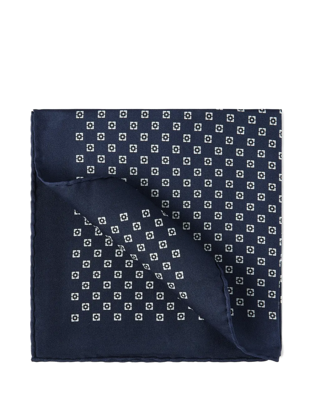 

Шелковый платок-паше с узором Brunello Cucinelli, синий