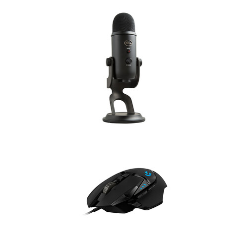 

Комплект для подключения микрофона Blue Yeti и игровой мыши G502 HERO (затемненный микрофон)