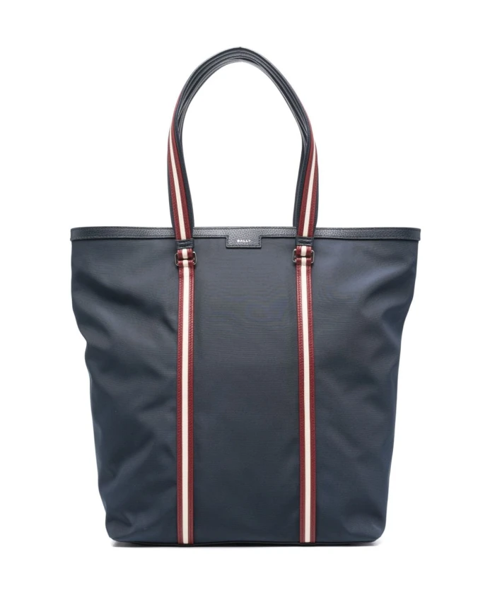 

Большая сумка Midnight с полосками Bally, синий