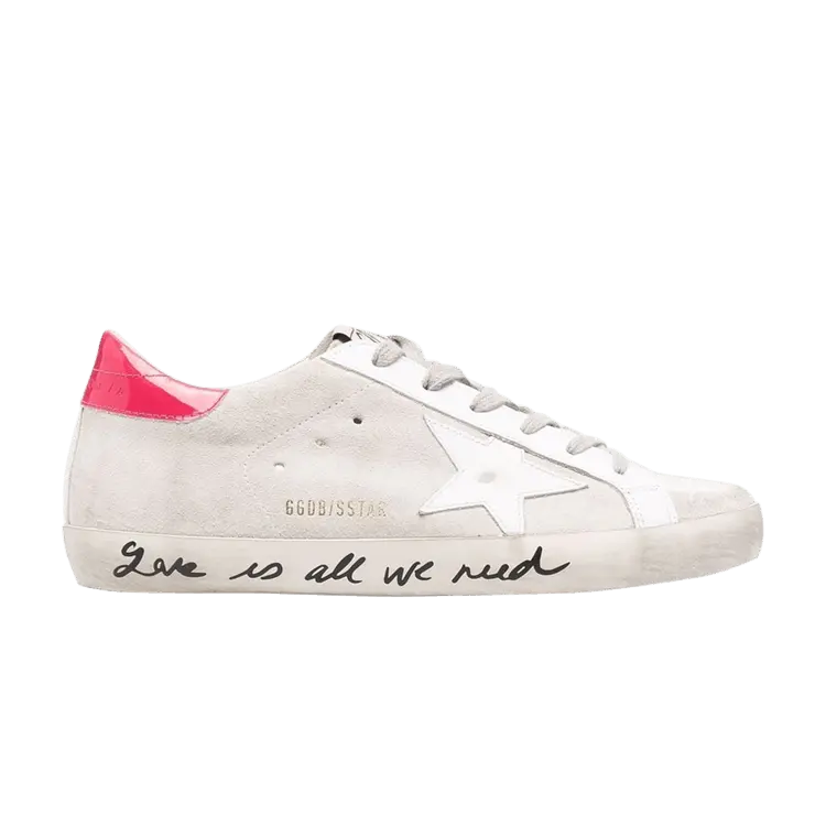 

Кроссовки Golden Goose Wmns Superstar Love Is All We Need, белый