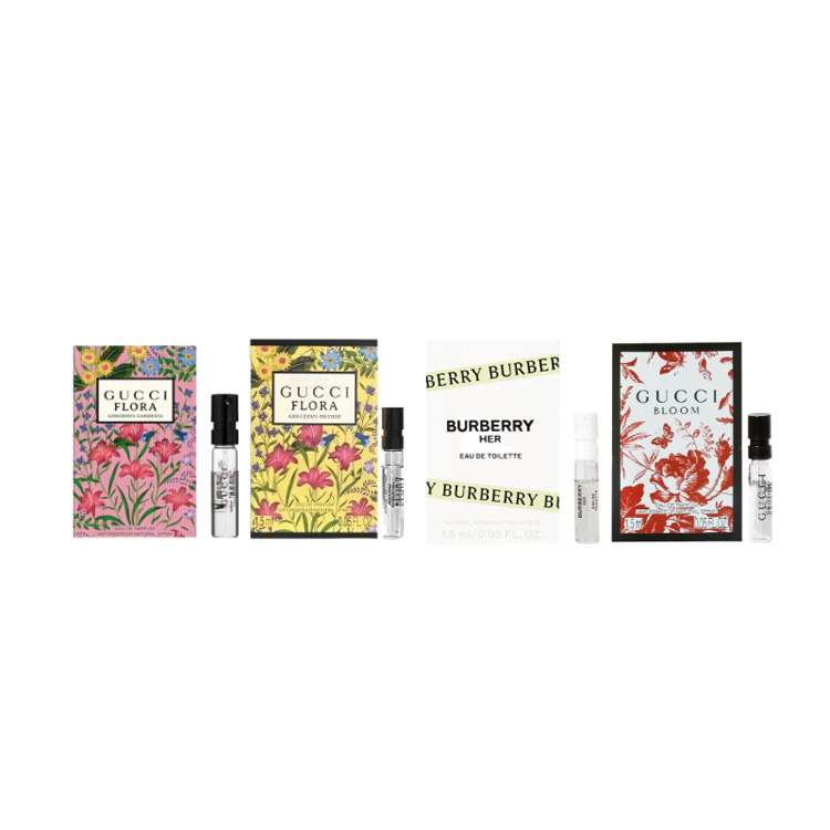 

GUCCI Набор образцов ароматов Dreamy Gardenia Joyful Green Scent, комплект из четырёх предметов, 1,5 мл*4