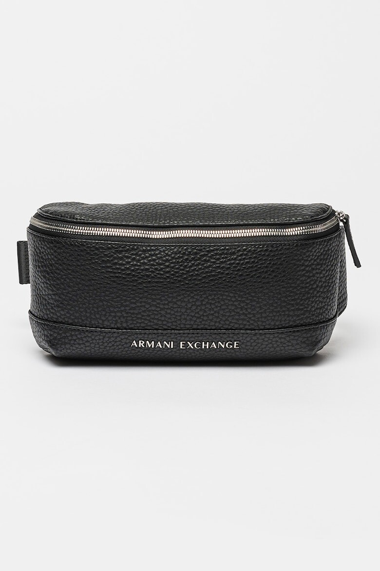 

Поясная сумка из экокожи Armani Exchange, черный
