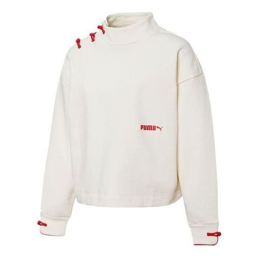 

Свитер cny sweatshirt 'white' Puma, белый
