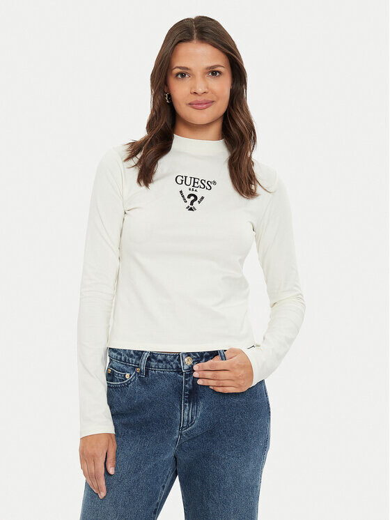 

Узкая блузка Guess, экрю
