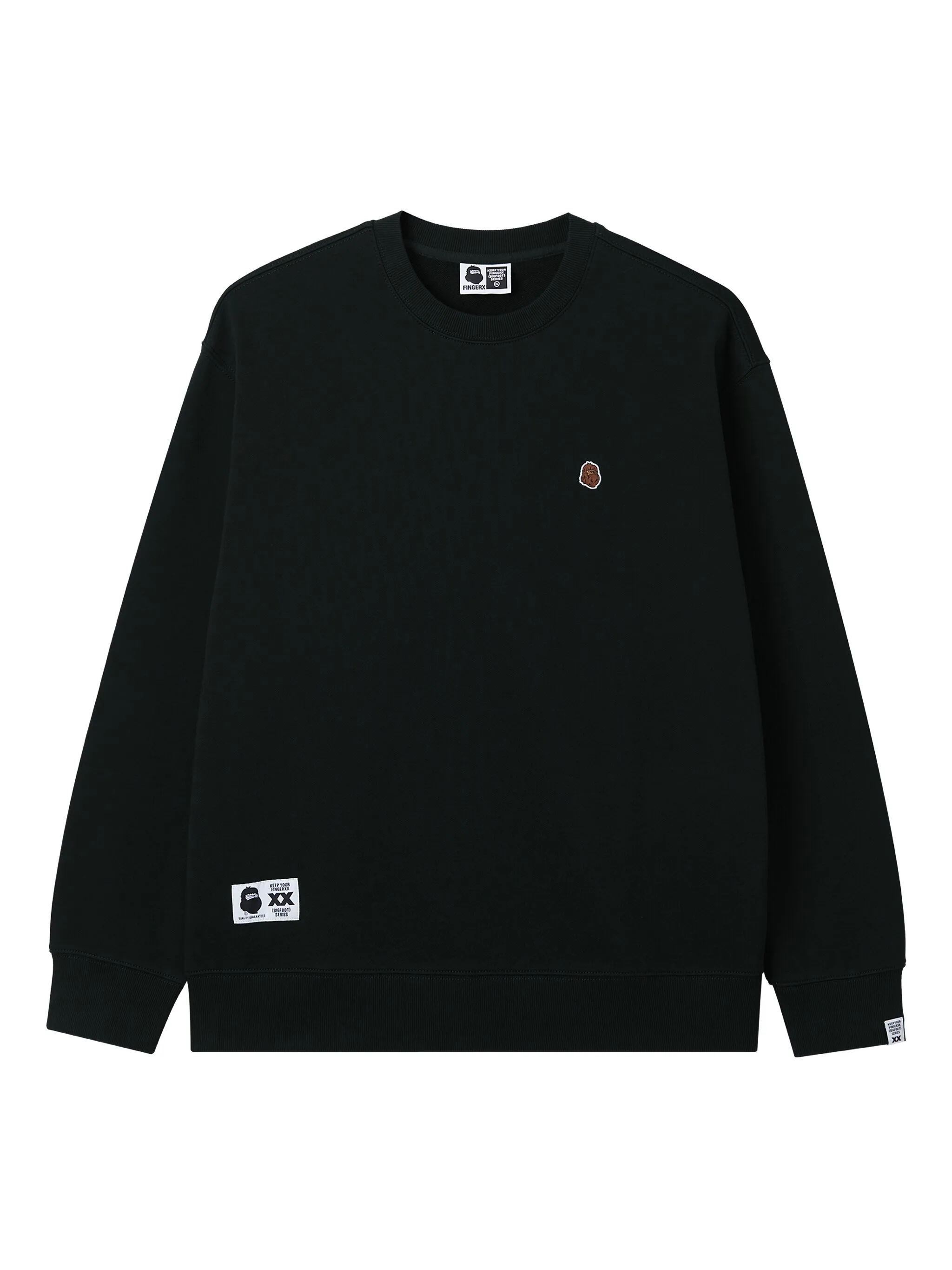 

Хлопковая толстовка Fingercroxx, черный