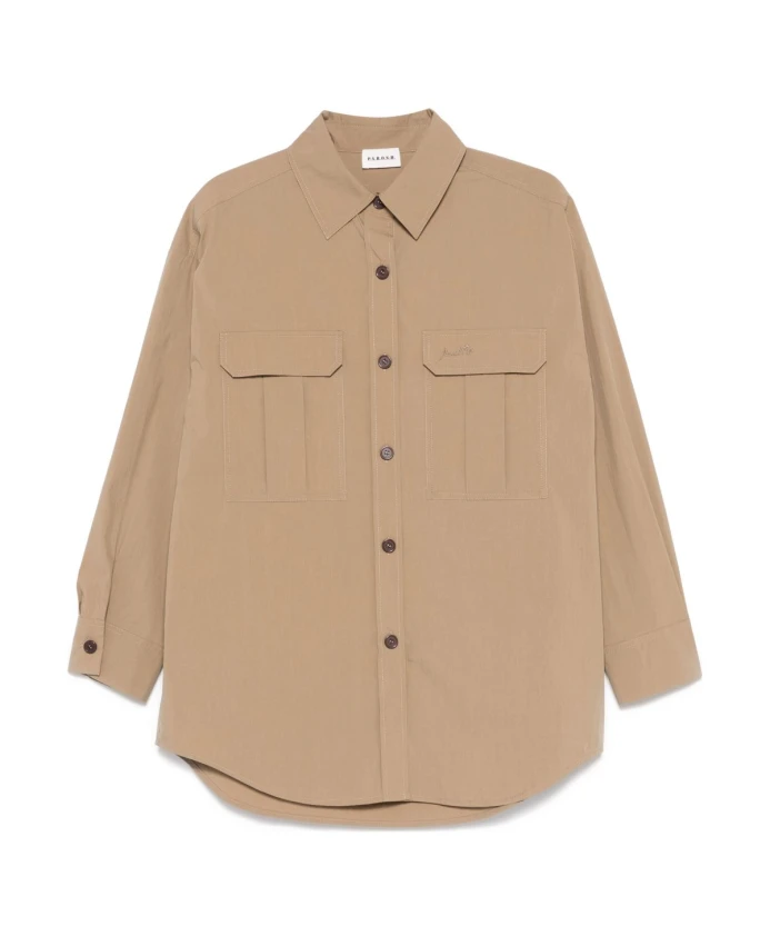 

Рубашка из смеси нейлона и хлопка P.A.R.O.S.H., зеленый