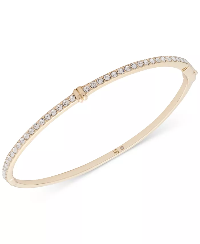 

Тонкий браслет-браслет с золотистым паве Lauren Ralph Lauren