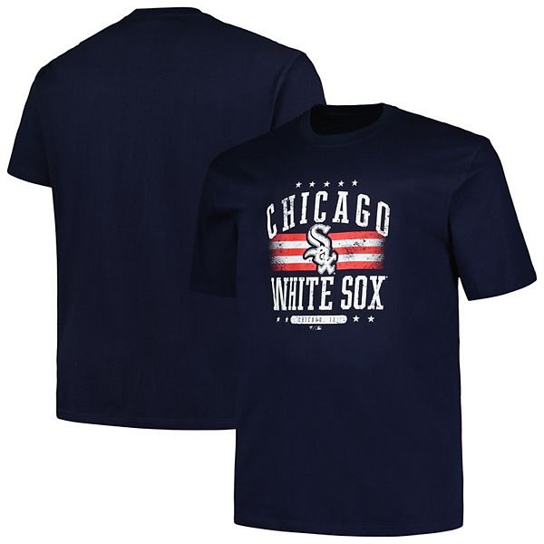 

Мужская футболка americana big & tall chicago white sox в темно-синем цвете Profile