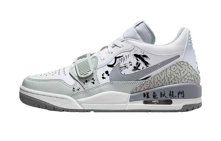 

Кроссовки Jordan Legacy 312 Vintage Basketball Shoes Men Low-top Grey/white, серый