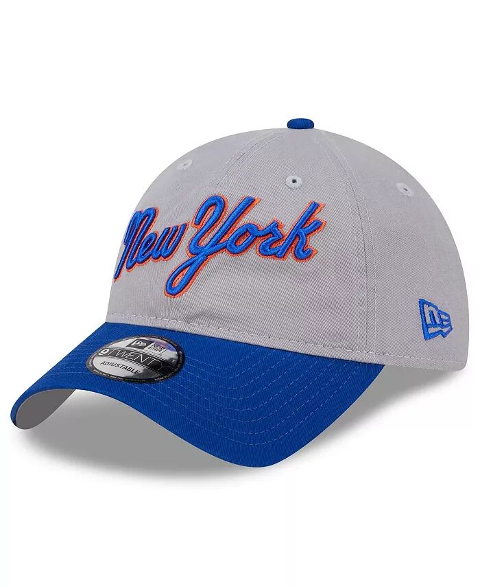 

Мужская серая кепка New York Mets 2024 Batting Practice 9TWENTY Adjustable Hat New Era