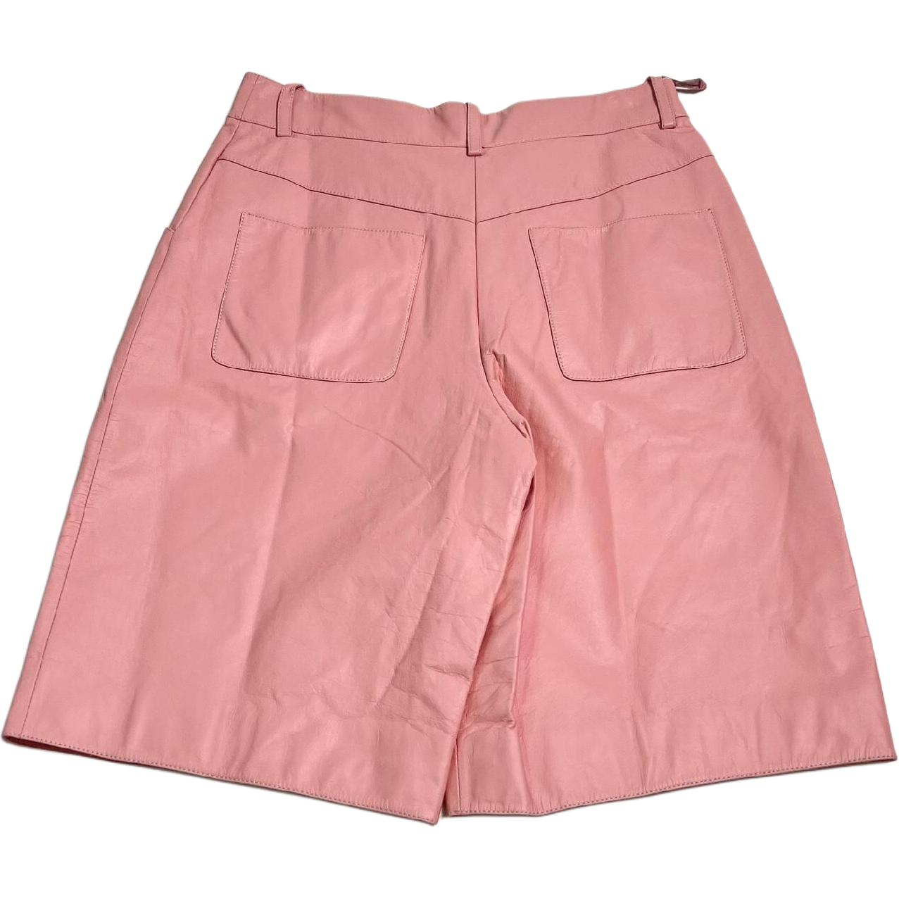 CHANEL 21c коллекция для раннего весеннего отпуска повседневные шорты women's pink — фото 3