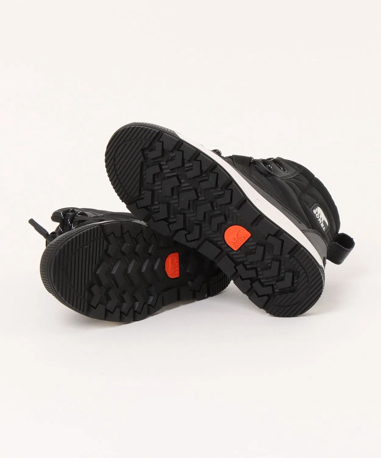 Ботинки зимние SOREL Youth Whitney 3 Mid WP, водонепроницаемые, утеплённые, чёрные — фото 3