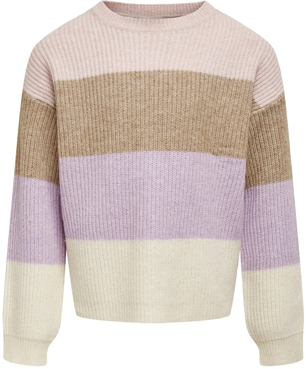 

KIDS ONLY вязаный свитер "KOGSANDY L/S STRIPE PULLOVER", цвет Sepia Rose