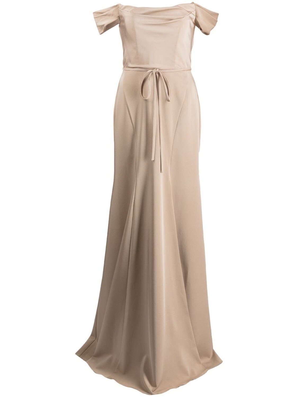 

Платье Rimini с открытыми плечами Marchesa Notte Bridesmaids, бежевый