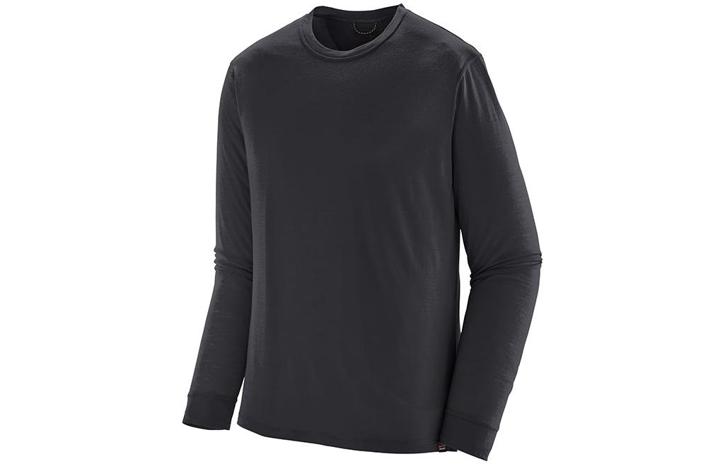 Футболка Patagonia мужская Cool Merino черная — фото 4