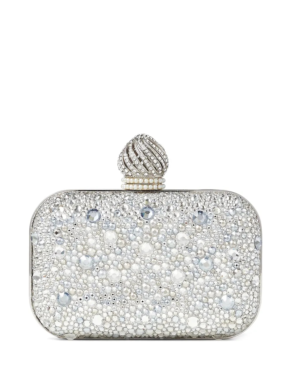 

Мини-клатч Cloud JIMMY CHOO, серый
