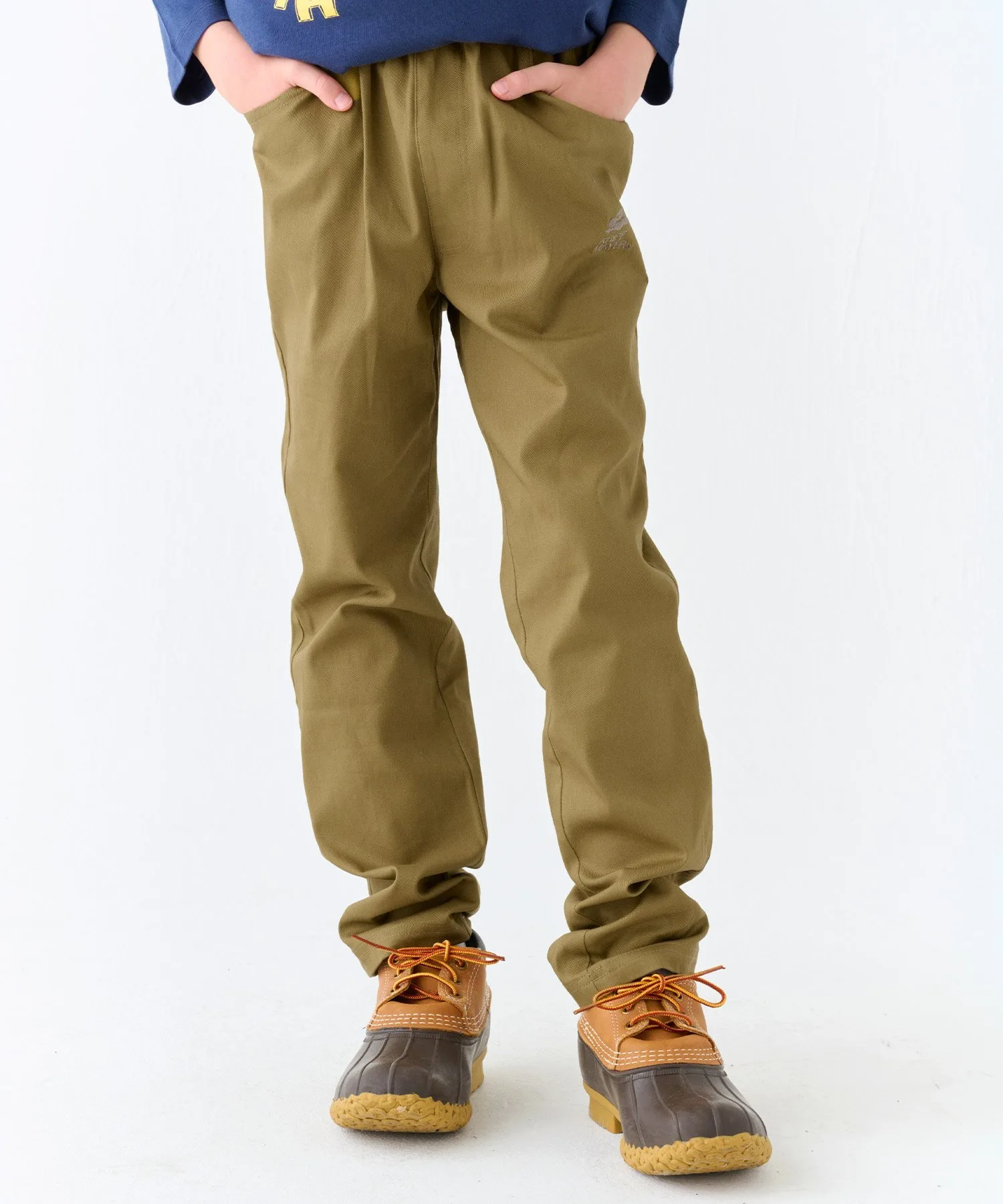 (K) Хлопковые эластичные брюки стандартного размера KRIFF MAYER, BEIGE