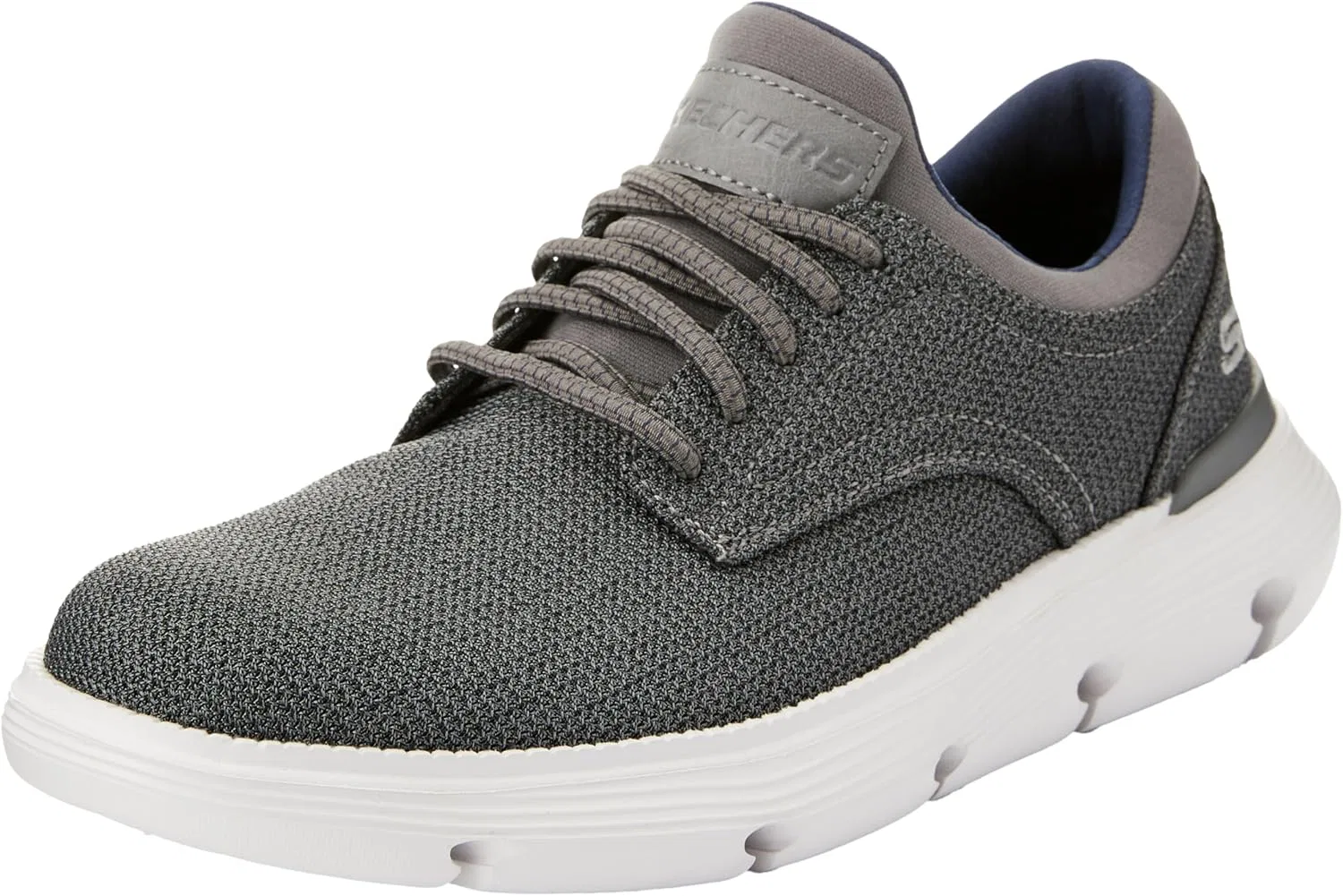 Мужские повседневные кроссовки Skechers Garza Reardon, Charcoal Mesh