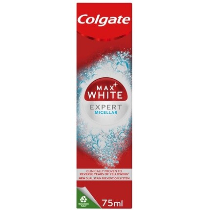 

Max White Expert Мицеллярная отбеливающая зубная паста 75 мл, Colgate