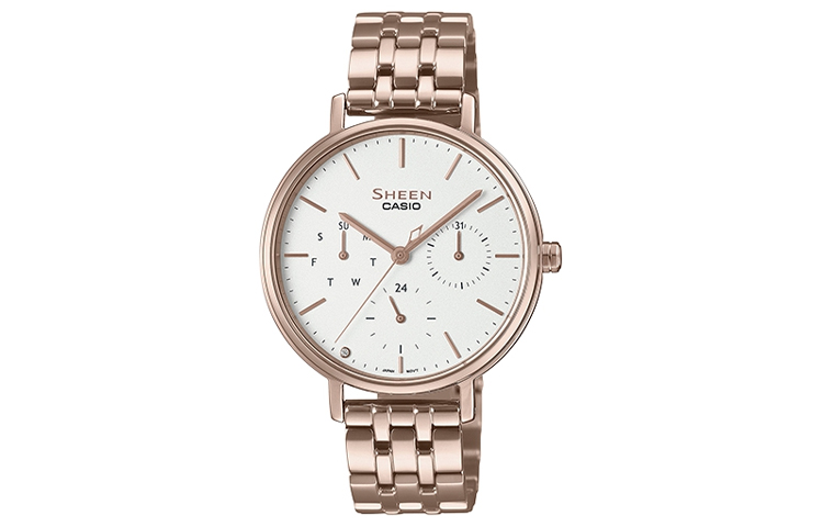 

CASIO Женские белые часы SHEEN SHE-4541CG-7A