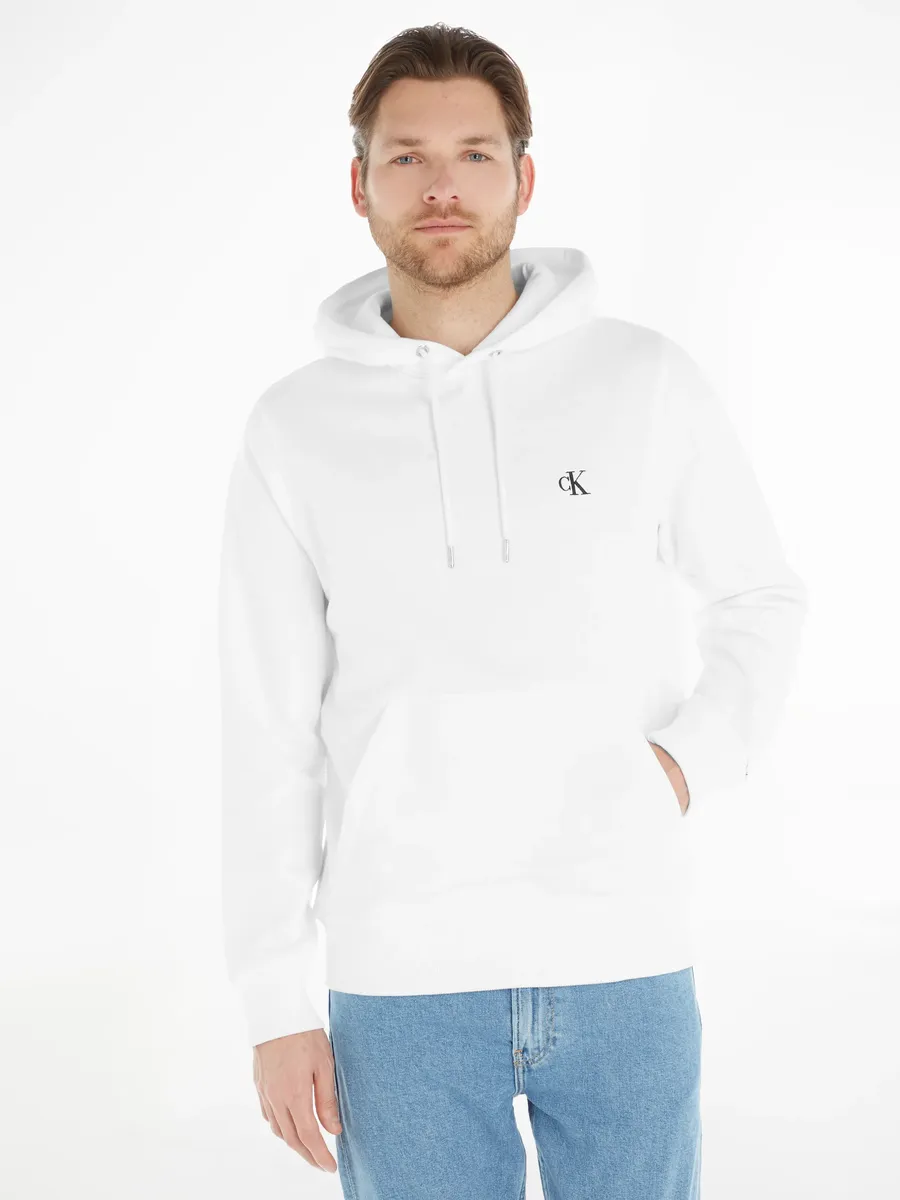 

Толстовка с капюшоном Calvin Klein Jeans "CK ESSENTIAL HOODIE", белый