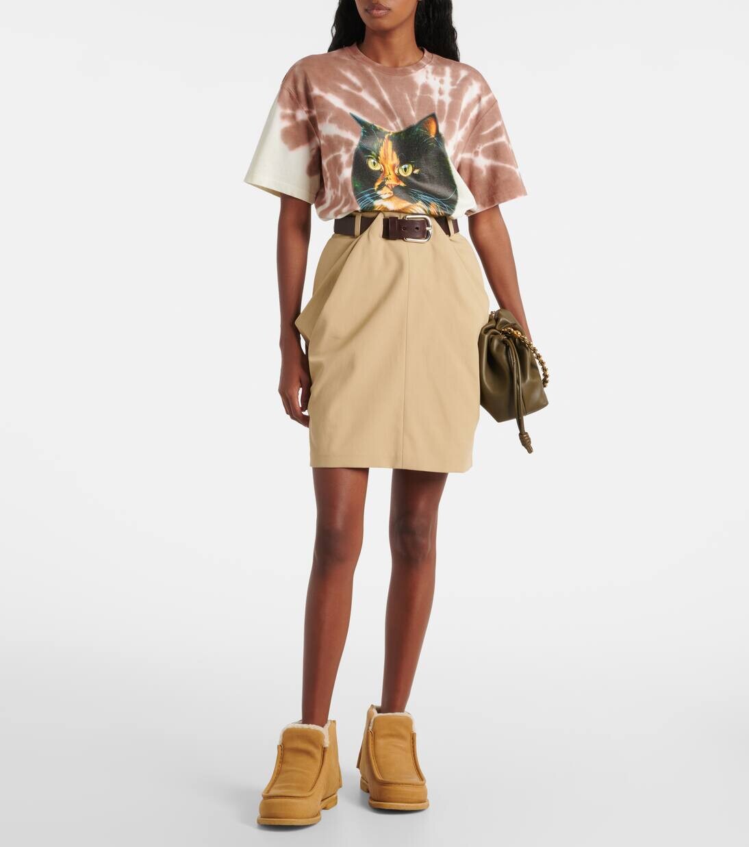 Замшевые ботильоны Jw Anderson, цвет mustaza — фото 3
