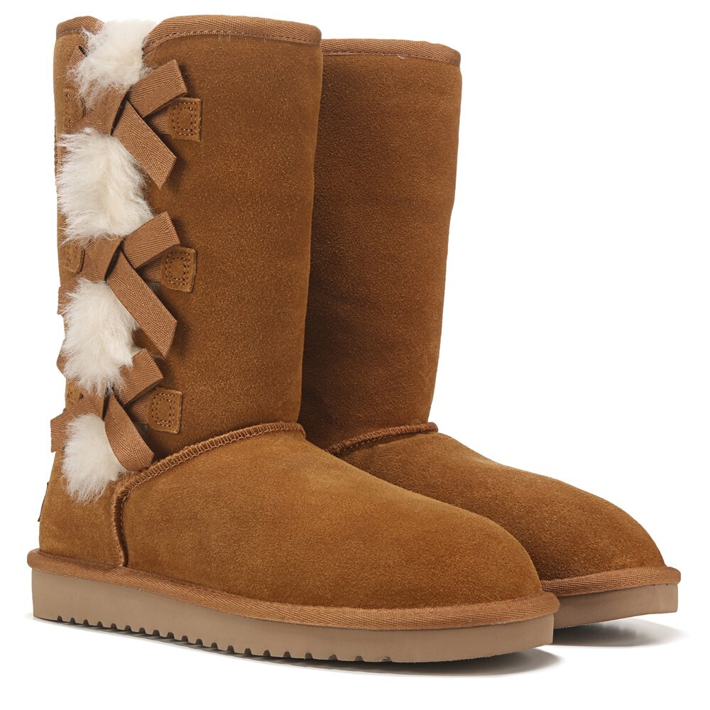 

Женские высокие зимние ботинки Victoria Koolaburra By Ugg, каштановый