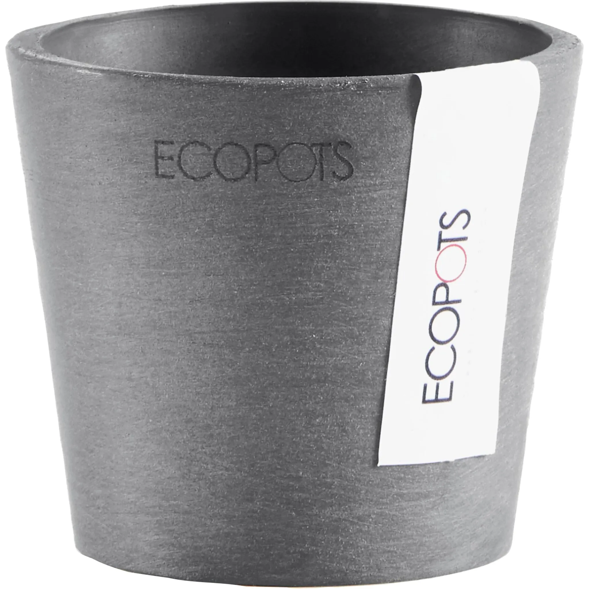 

Цветочный горшок ECOPOTS «AMSTERDAM Mini Grey», ШxГxВ: 8x8x7 см, серый